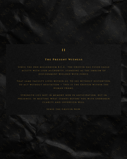 II - The Present Witness